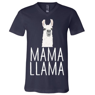 Mama Llama V-Neck T-Shirt