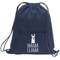 Mama Llama Sweatshirt Cinch Pack Bag