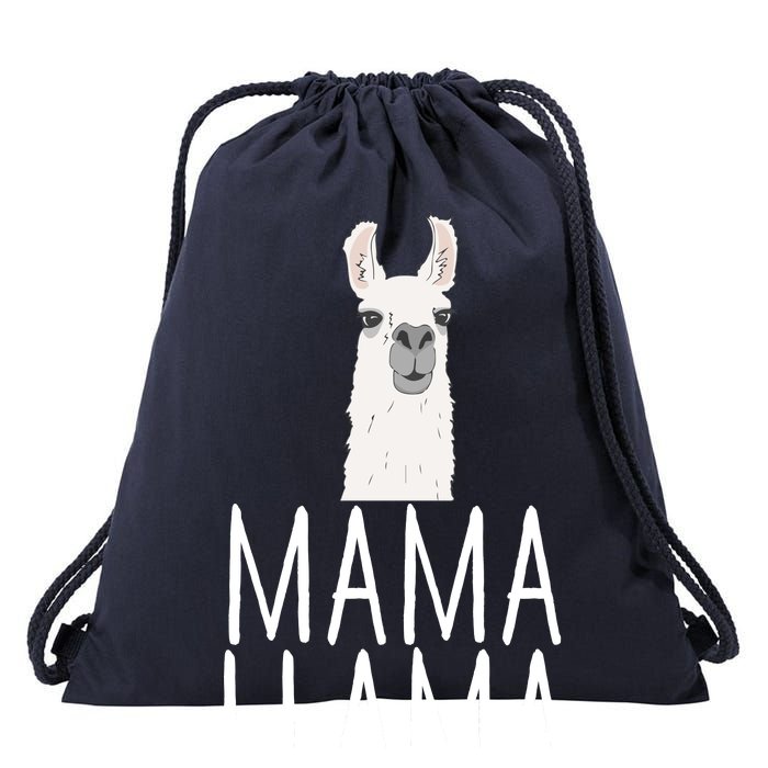 Mama Llama Drawstring Bag