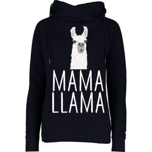 Mama Llama Womens Funnel Neck Pullover Hood