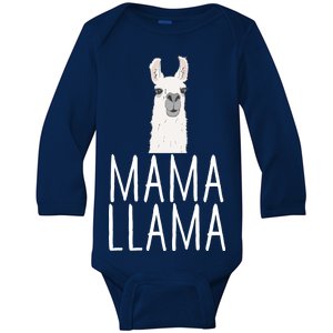 Mama Llama Baby Long Sleeve Bodysuit