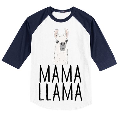 Mama Llama Baseball Sleeve Shirt