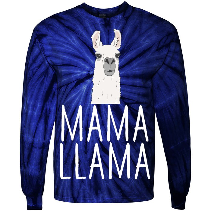 Mama Llama Tie-Dye Long Sleeve Shirt