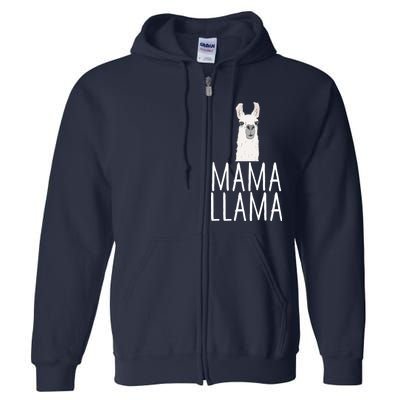 Mama Llama Full Zip Hoodie