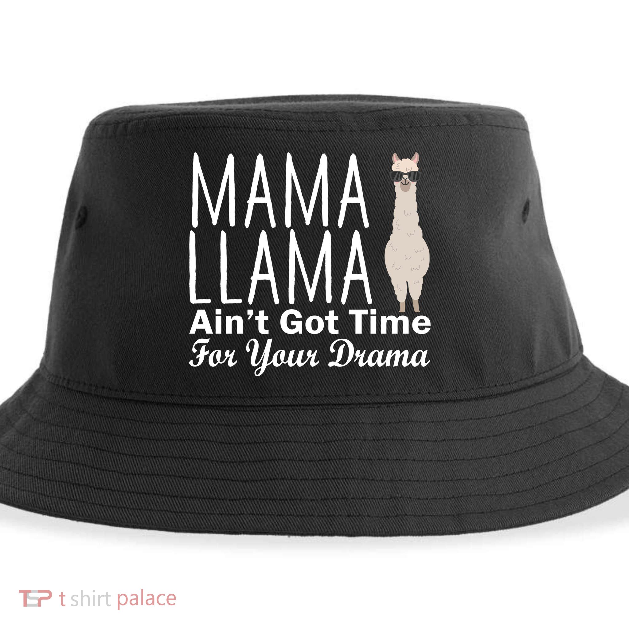 Mama Llama Ain't Got Time For Your Drama Sustainable Bucket Hat