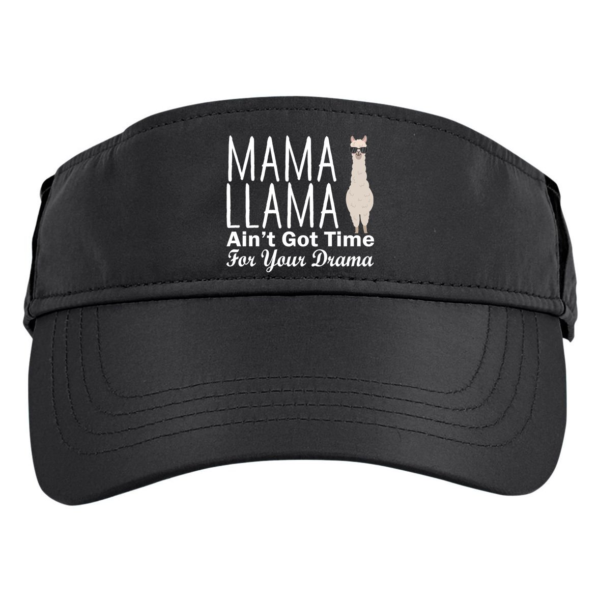 Mama Llama Ain't Got Time For Your Drama Adult Drive Performance Visor