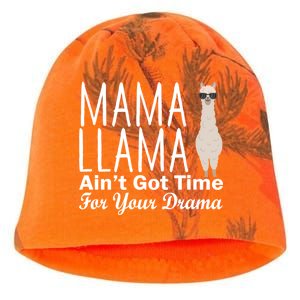 Mama Llama Ain't Got Time For Your Drama Kati - Camo Knit Beanie