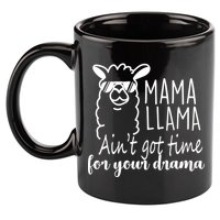 Mama Llama Drama 11oz C Handle Ceramic Mug
