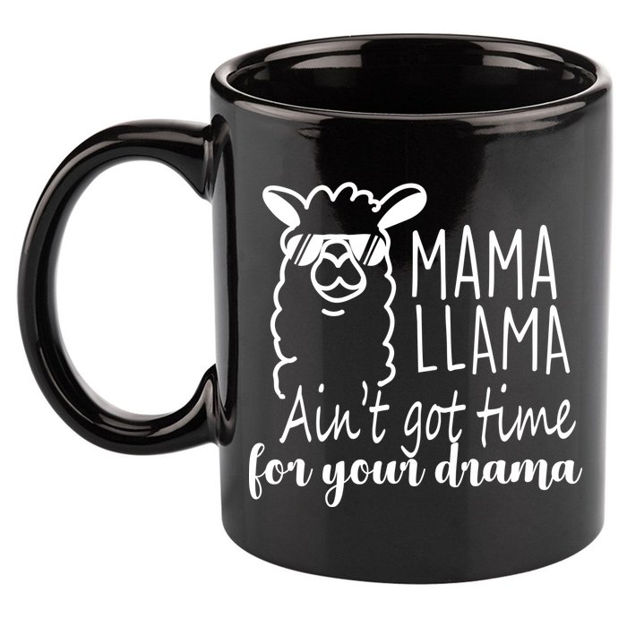 Mama Llama Drama 11oz C Handle Ceramic Mug