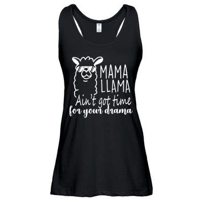 Mama Llama Drama Ladies Essential Flowy Tank