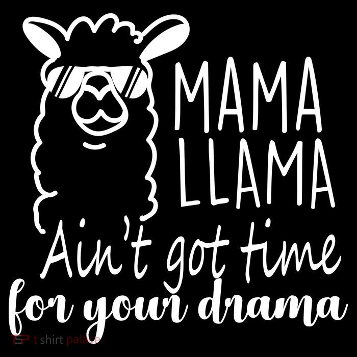 Mama Llama Drama Cooling Performance Long Sleeve Crew