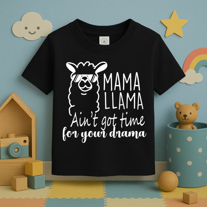 Mama Llama Drama Toddler T-Shirt