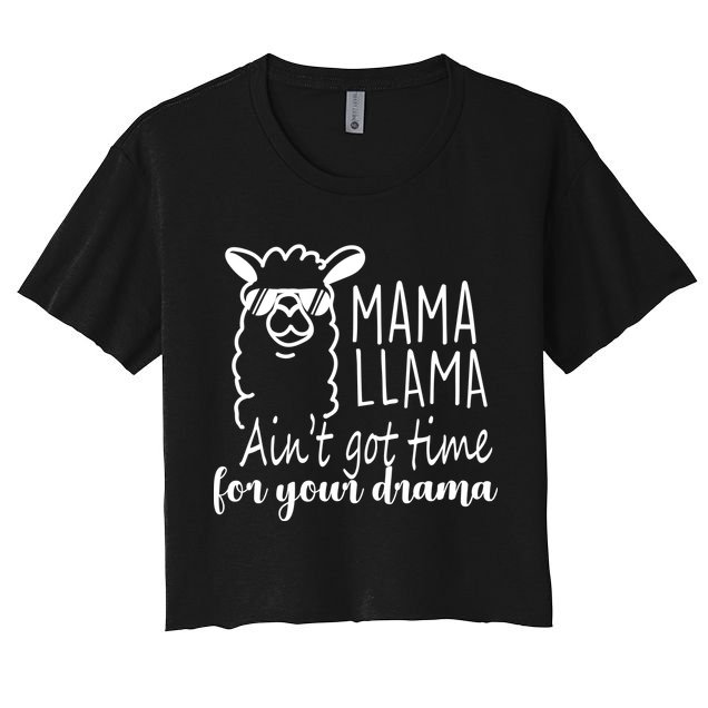 Mama Llama Drama Crop Top
