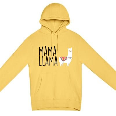 Mama Llama Logo Premium Pullover Hoodie