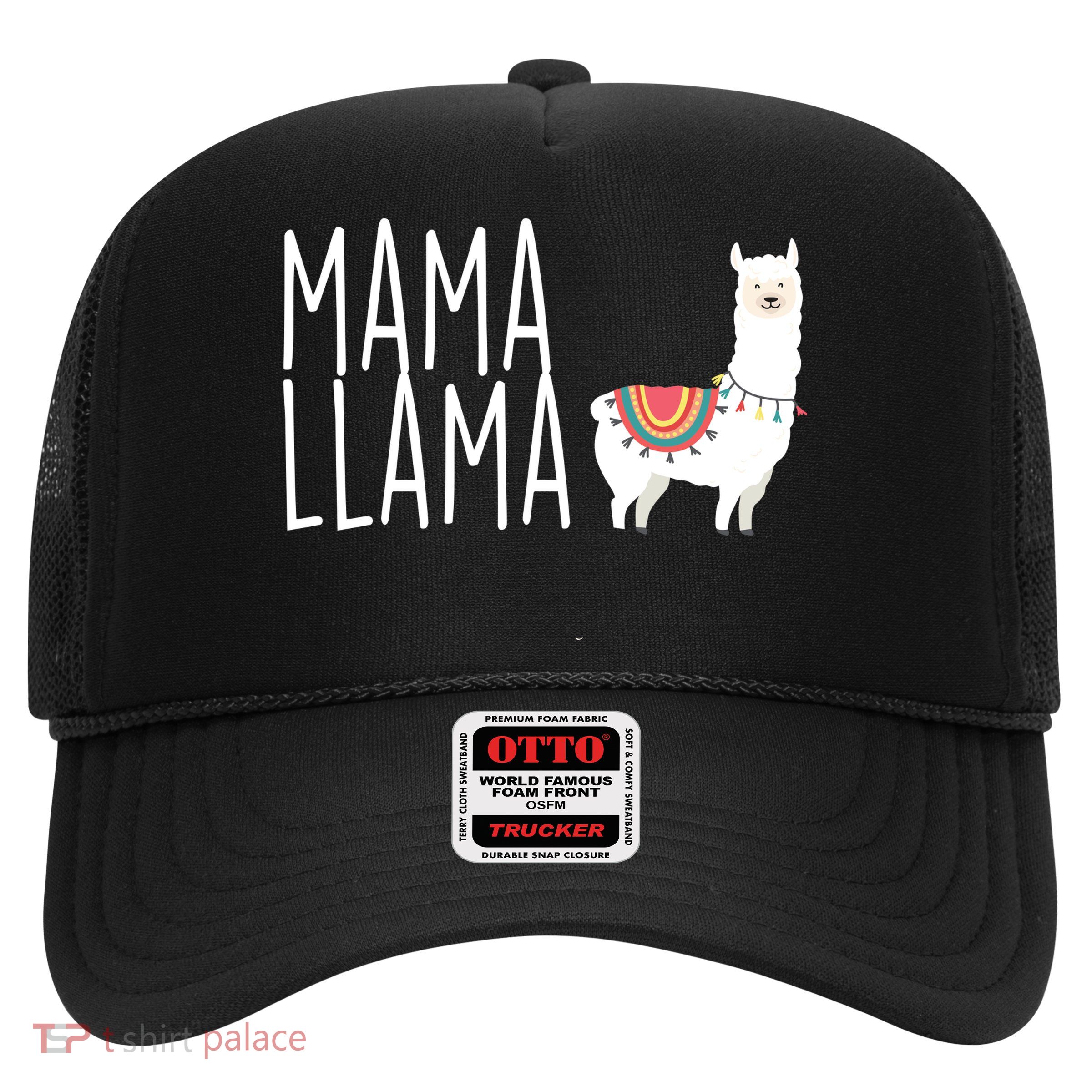 Mama Llama Logo Trucker Hat