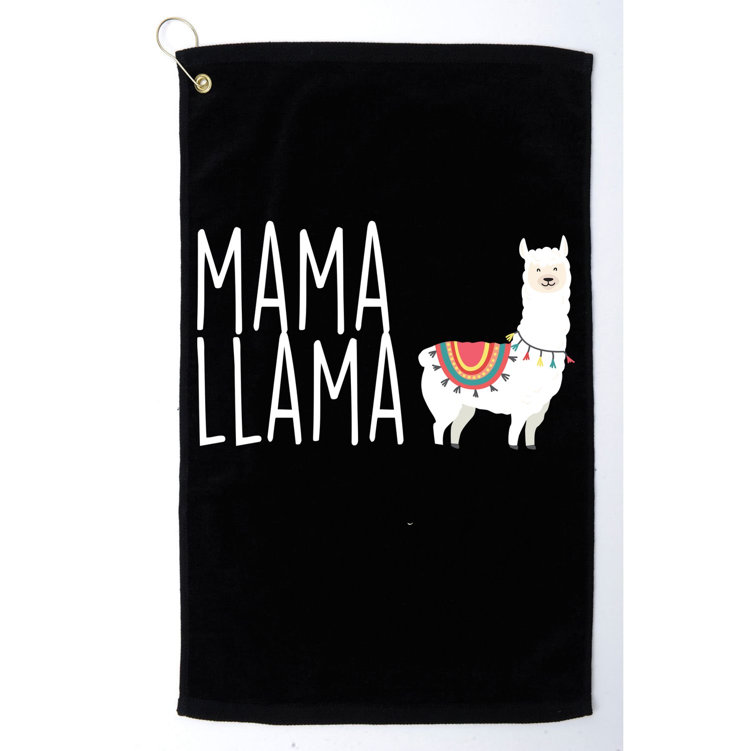 Mama Llama Logo Golf Towel