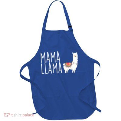 Mama Llama Logo Full-Length Apron With Pockets