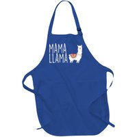 Mama Llama Logo Full-Length Apron With Pockets