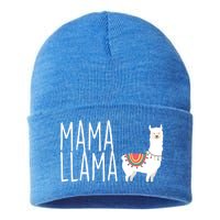 Mama Llama Logo Sustainable Knit Beanie