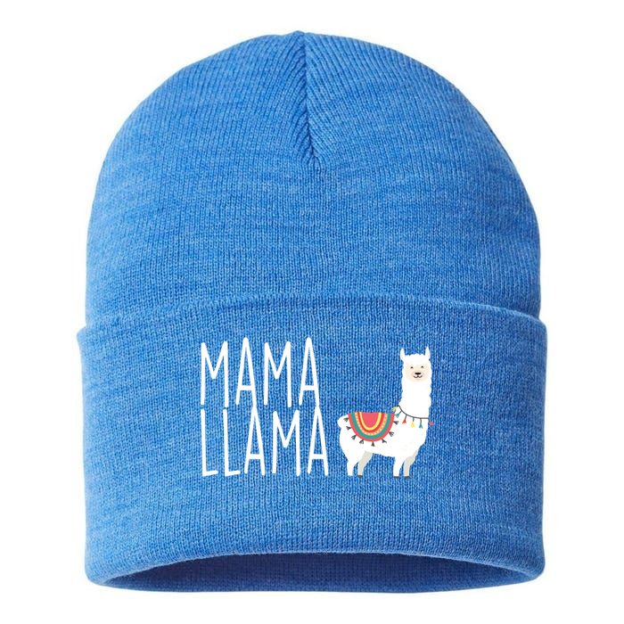 Mama Llama Logo Sustainable Knit Beanie