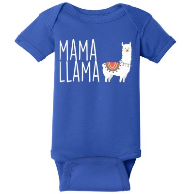 Mama Llama Logo Baby Bodysuit