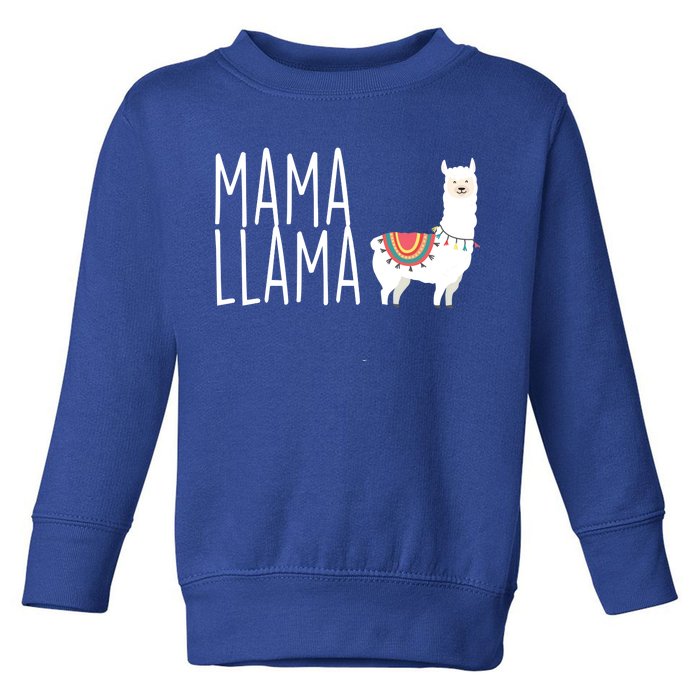 Mama Llama Logo Toddler Sweatshirt