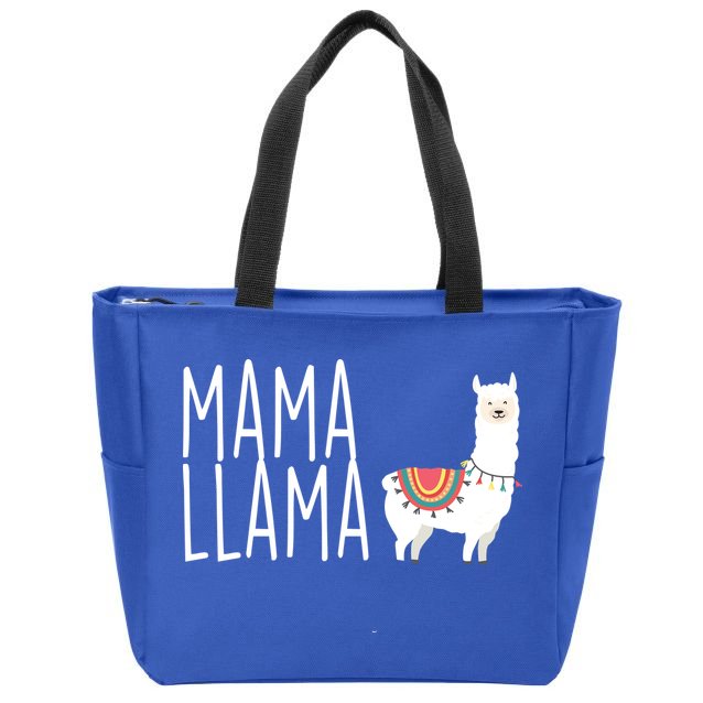 Mama Llama Logo Zip Tote Bag