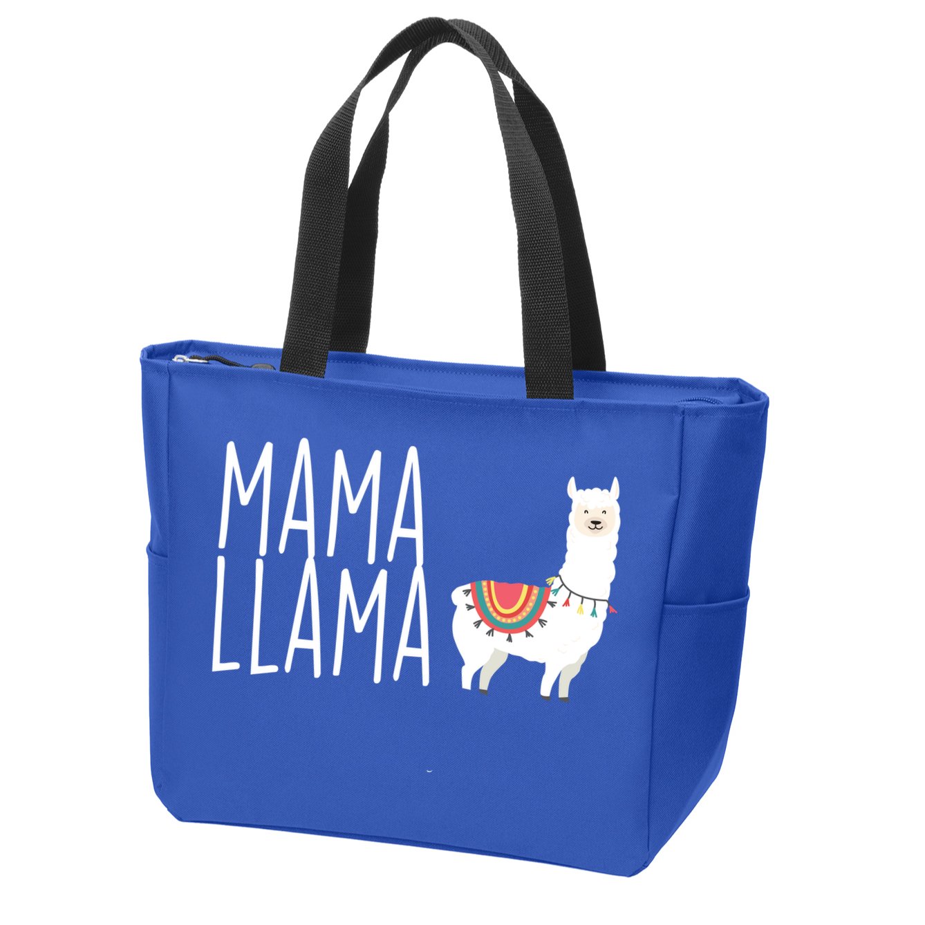 Mama Llama Logo Zip Tote Bag