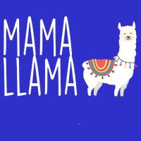 Mama Llama Logo Zip Tote Bag