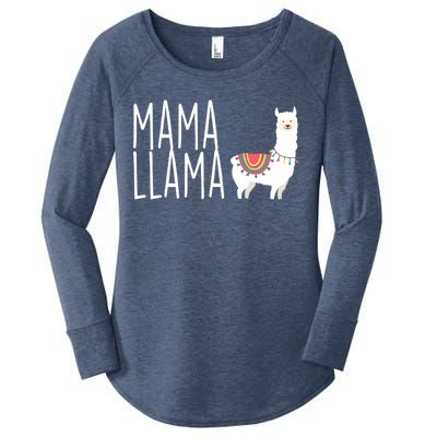 Mama Llama Logo Women's Perfect Tri Tunic Long Sleeve Shirt