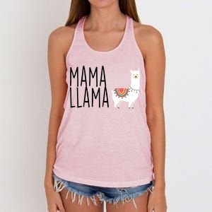 Mama Llama Logo Women's Knotted Racerback Tank