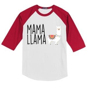 Mama Llama Logo Kids Colorblock Raglan Jersey