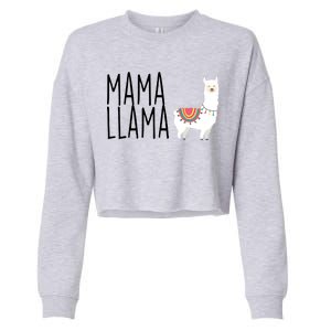 Mama Llama Logo Cropped Pullover Crew