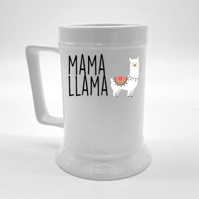 Mama Llama Logo Beer Stein