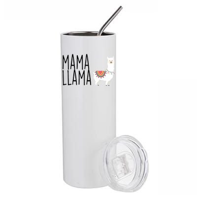 Mama Llama Logo Stainless Steel Tumbler