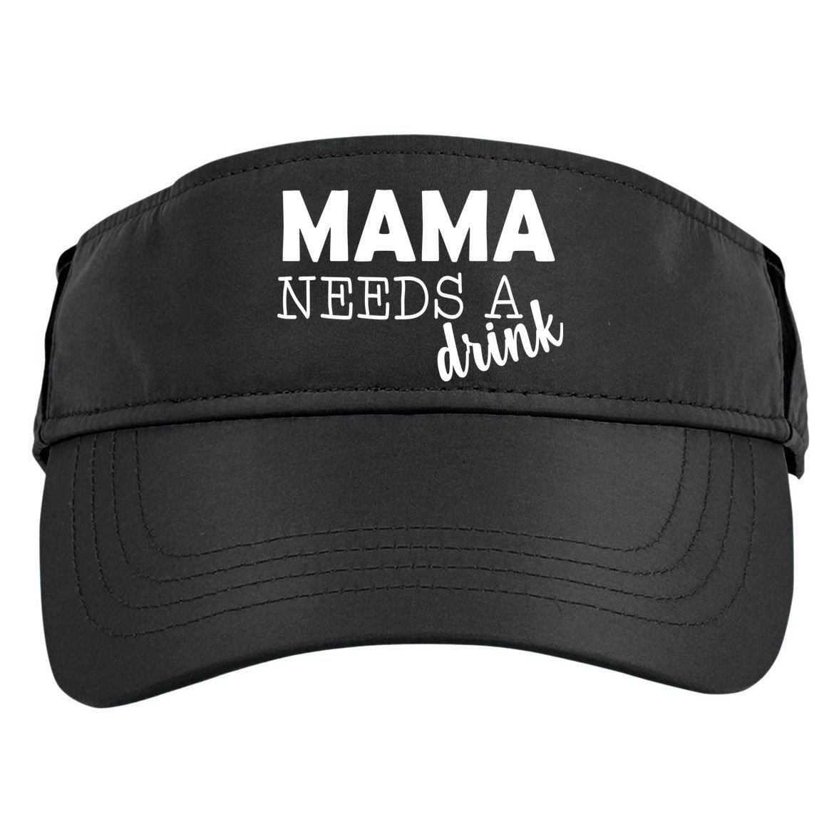 Mama Needs A Drink Adult Drive Performance Visor