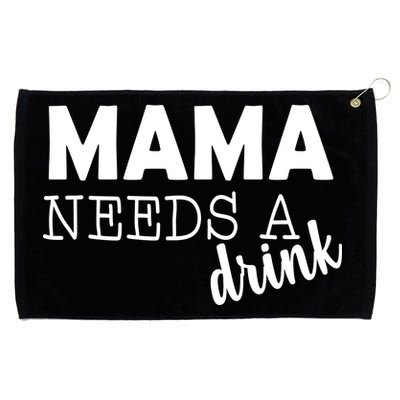 Mama Needs A Drink Grommeted Golf Towel