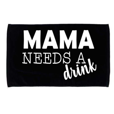 Mama Needs A Drink Microfiber Hand Towel