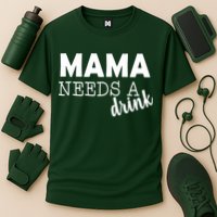 Mama Needs A Drink Cooling Performance Crew T-Shirt