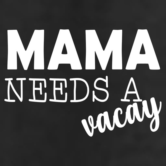 Mama Needs A Vacay 7 Panel Mesh Trucker Snapback Hat