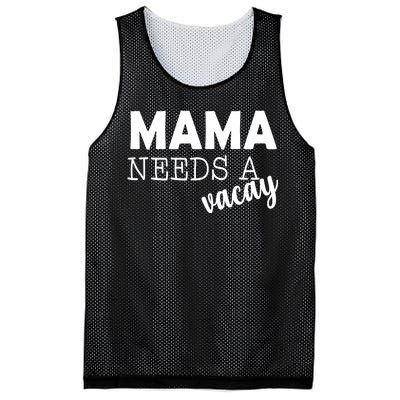 Mama Needs A Vacay Mesh Reversible Basketball Jersey Tank