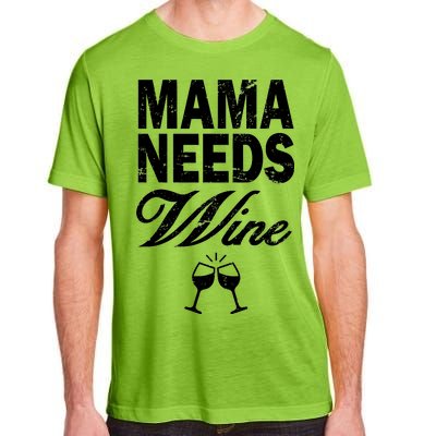 Mama Needs Wine Adult ChromaSoft Performance T-Shirt