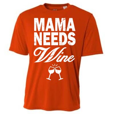 Mama Needs Wine Cooling Performance Crew T-Shirt