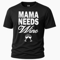 Mama Needs Wine Cooling Performance Crew T-Shirt