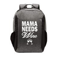 Mama Needs Wine Vector Backpack