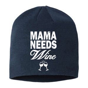 Mama Needs Wine Sustainable Beanie