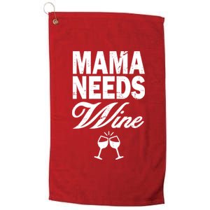 Mama Needs Wine Platinum Collection Golf Towel