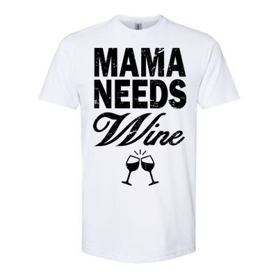 Mama Needs Wine Softstyle CVC T-Shirt