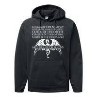 Mama Of House Messy First Of Her Name The Unslept Performance Fleece Hoodie