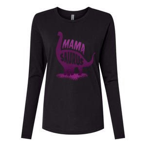 Mama Saurus Womens Cotton Relaxed Long Sleeve T-Shirt